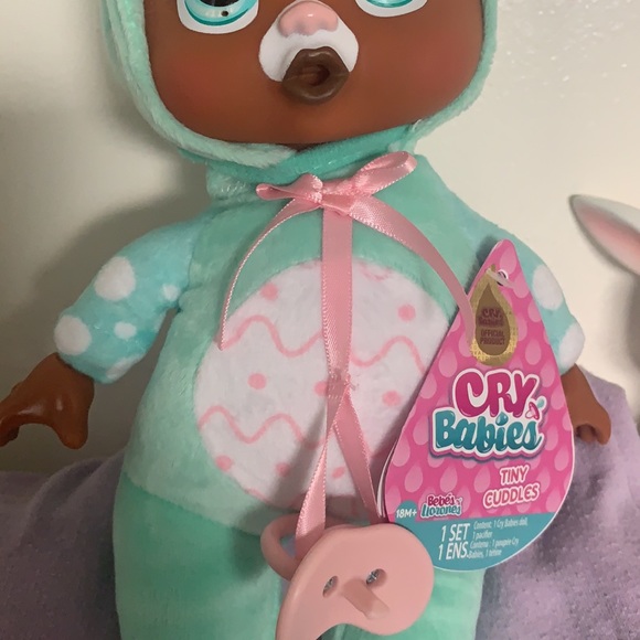 Cry Babies Magic Tears Tiny Cuddles dressed in Bunny edition 2023. - Picture 3 of 5